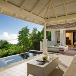 Banyan Tree Seychelles - La chambre, le pavillon et la piscine d'une Ocean Pool Villa