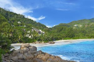 Banyan Tree Seychelles - Une vue depuis la Royal Banyan Ocean View Pool Villa