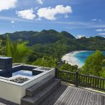 Banyan Tree Seychelles - Le jacuzzi et la vue d'une Sancatuary Ocean View Pool Villa