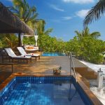 Baros Maldives - La terrasse d'une Baros Premium Pool Villa