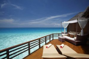 Baros Maldives - La terrasse d'une Water Villa