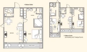 Constance Belle Mare Plage - Le plan des Deluxe Suites