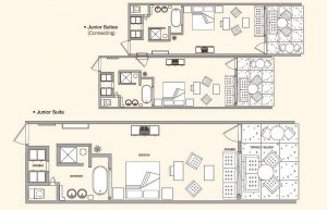 Constance Belle Mare Plage - Le plan des Junior Suites