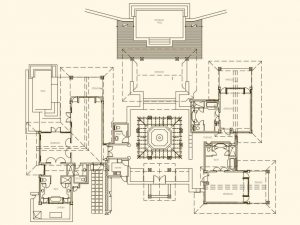 Constance Prince Maurice - Le plan de la Villa Princely