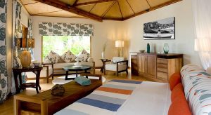 Denis Island Private Seychelles - L'intérieur d'un Beach Cottage