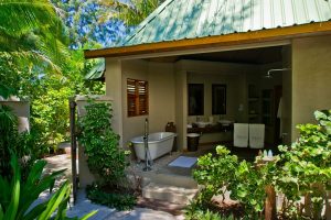 Denis Island Private Seychelles - La salle de bains d'un cottage