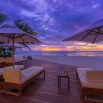 Denis Island Private Seychelles - Un coucher de soleil sur l'océan