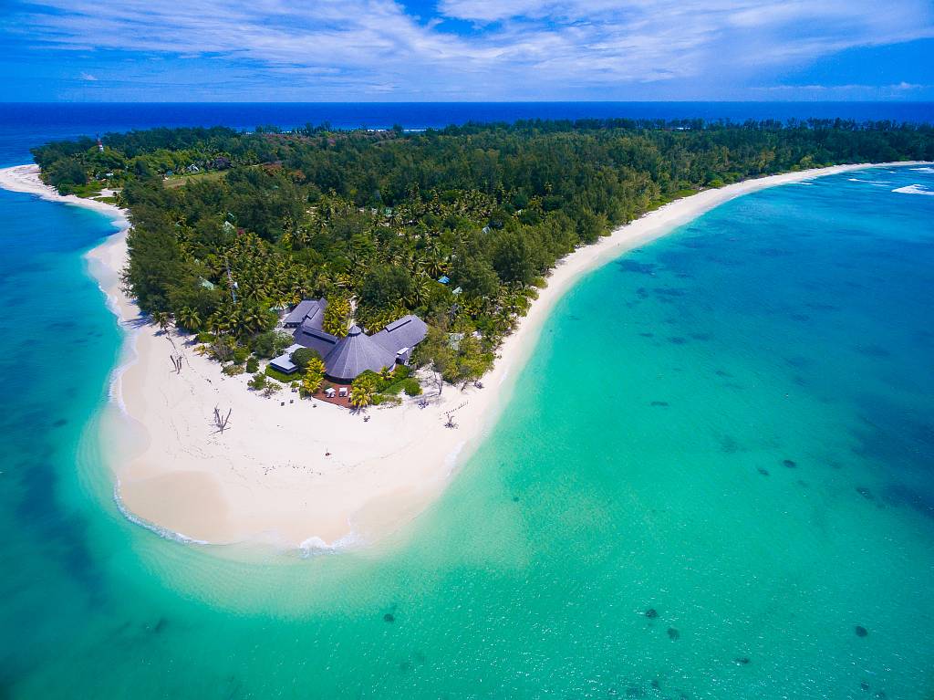 Denis Private Island Seychelles - Une vue aérienne de l'île