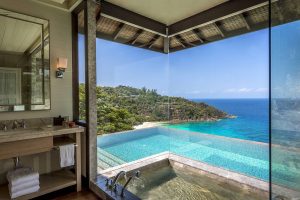 Four Seasons Resort Seychelles - La salle de bains d'une Serenity Villa