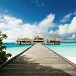 Huvafen Fushi - le ponton du Huvafen Spa