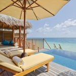 Huvafen Fushi - La terrasse d'un Lagoon Pool Bungalow