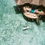 Huvafen Fushi - Une vue aérienne d'un Ocean Pool Pavilion