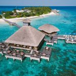 Huvafen Fushi - Une vue aérienne des restaurants Salt & Raw