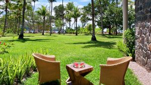 Kempinski Seychelles Resort - Une Sea View Garden Room et sa terrasse