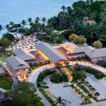 Kempinski Seychelles Resort - Une vue aérienne du bâtiment principal