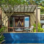 MAIA Luxury Resort & Spa - La chambre, la piscine et la véranda d'une MAIA Signature Villa