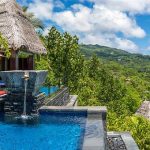 MAIA Luxury Resort & Spa - Une vue panoramique de la chambre et du site à partir d'une Ocean Panoramic Villa