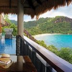 MAIA Luxury Resort & Spa - La pergola et la vue d'une Ocean Panoramic Villa