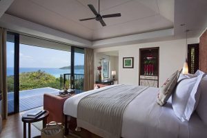 Raffles Seychelles - La chambre d'une Ocean View Villa